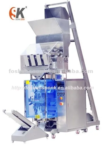 small granule automatic packaging machine with linear weigher