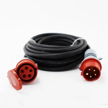 Industrial Extension Lead 16A 380V 3/5P CEE H07RN-F 5*1.5/2.5MM 10M/25M