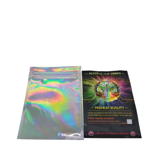 Joker cover small package of  Smell proof custom printed stand up zipper bag