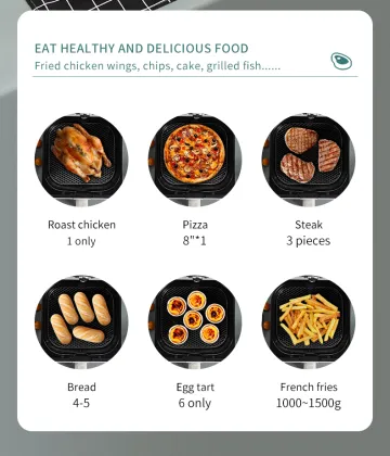 Electric Deep Fryer No Oil Air Fryer