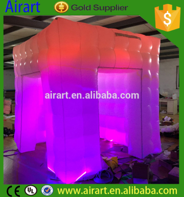 led inflatable photo booth inflatable dj booth