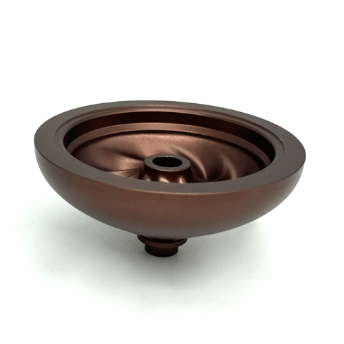 Cinzeiro de alumínio personalizado com design forjado