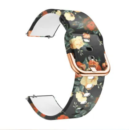 Floral Print Band for Huami Amazfit GTR/GTS and Xiaomi Amazfit Bip Smart Watches