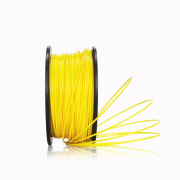 Plastic 1.75mm Transparent Abs Filament Yellow For Reprap 3d Printer