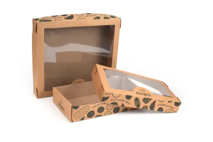 Custom Cake Boxes with Window for Bakery