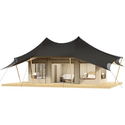 Outdoor Large Space Canvas Fabric Wild Tent