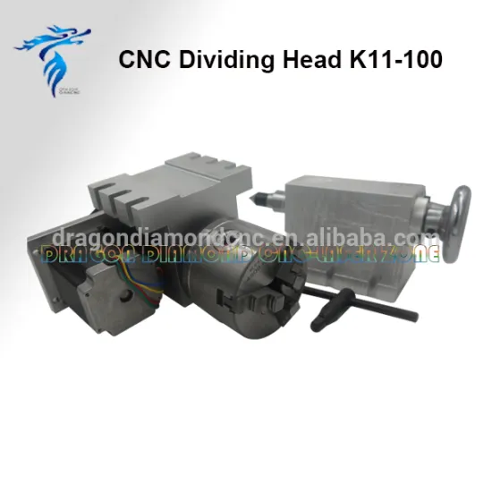 CNC Dividing Head, Rotary K11-100 Three Claw Chuck (4axis Rotary Axis for the cnc router cnc engraving machine)