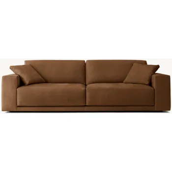 Modern Minimalist High-Quality 2-Seater Sofas with Comfortable Pillows for Living Rooms