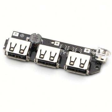 Module de boost de puissance mobile 5V2.1A USB pour la charge de batterie au lithium 18650