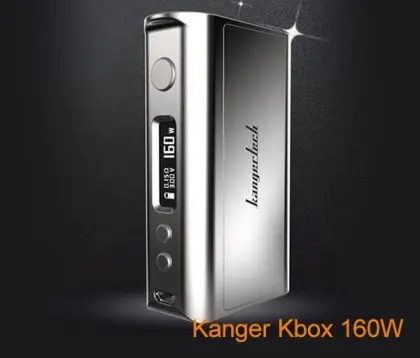 New Arrival 100% Original Electronic Smoking Silver Kangertech 160w Box Mod