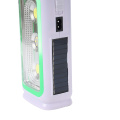 Luz de emergência com bateria solar USB portátil de 3 modos