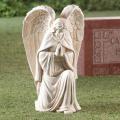 Religious Garden Statue Remembrance Memorial Guardian Angel