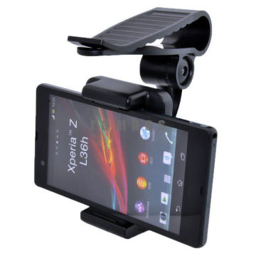 Clip On Sun Visor Universal Car Mount Holder 360 Degree Rotation