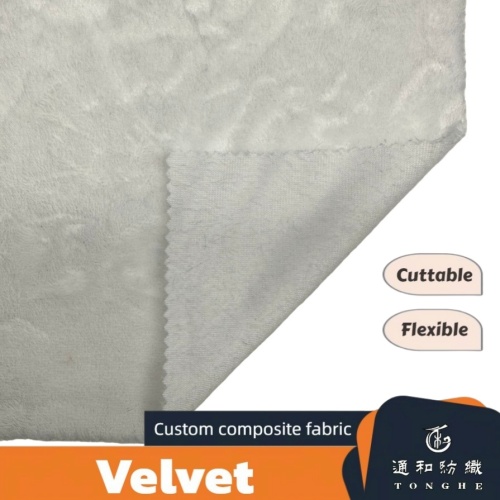 Material de terciopelo de felpa de pelo largo de alta calidad.