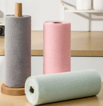 Microfiber Cleaning Cloth Roll 50/75/100 Pack Tear Away Towels Reusable Washable Cleaning Towel