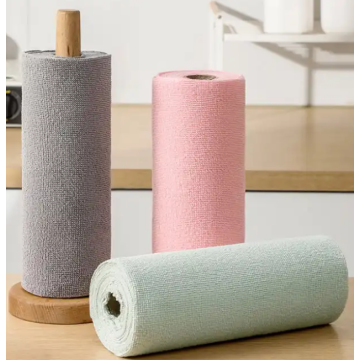 Rouleau de tissu en microfibre 50/75/100 Pack Tear Away Towels Reutilisable Washable Nettaiteur Toule