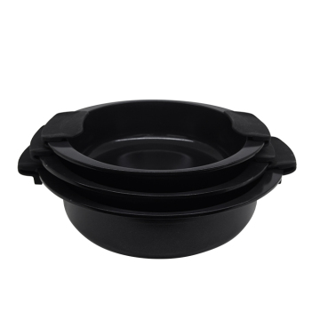 Classic Design Cast Aluminum Shallow Casserole Frying Pan