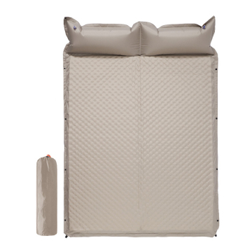 Materasso picnic a doppio cuscino gonfiabile automatico da 5 cm per campeggio della tenda - Matro per dormire a prova di umidità