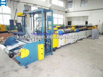 clear stand up pouch with spout bag making machine