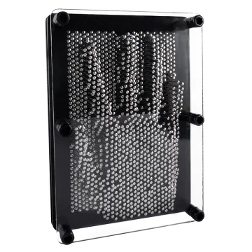 Hot Selling Anti-Stress Fidget Board: An Interactive 3D Pin Art Kinetic Metal Toy for Kids and Adults