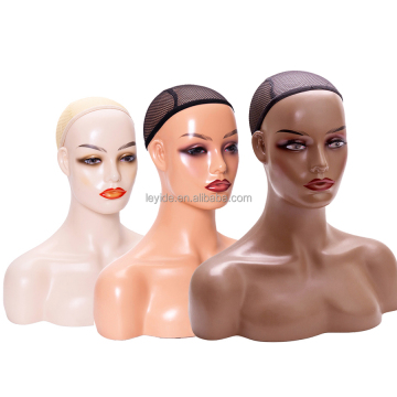 Wholesale Female Wig Display Mannequin Heads With Shoulders