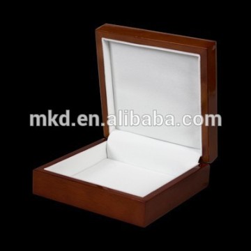 Meikeda Red Wood jewelry box with Sublimation ceramic tile