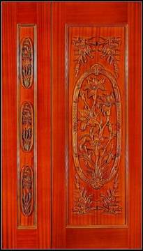solid  wooden door