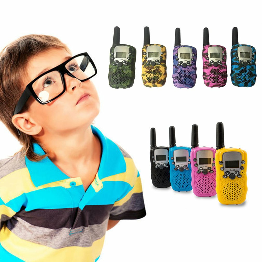 T388 Walkie Talkie Kids Walkie-talkies 2 pcs Mini Two-Way Radio Station PMR Gift Long Range Children Walky Talky Handheld Radio