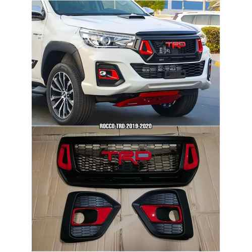 Accesorios 4x4 Grill frontal para Rocco 2018 Actualización TRD