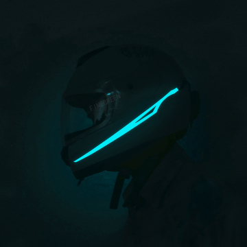 High Brightness Cold Light Helmet Tape - LED Helmet Strip with 10 Color Options for Spot Sales