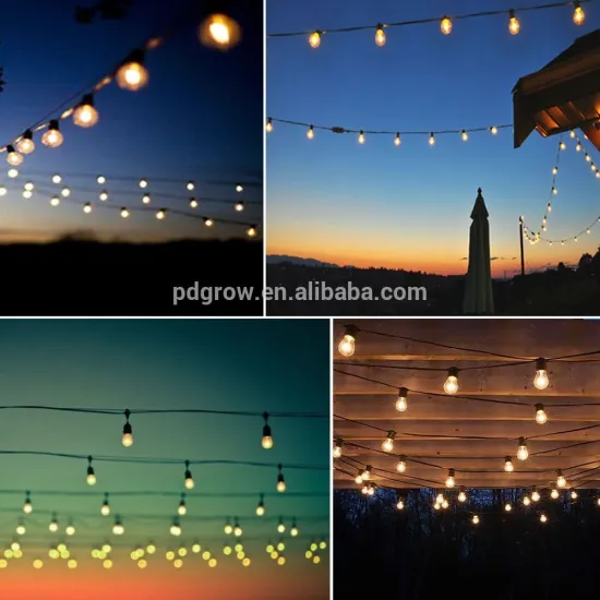 UL 48ft 15/24 sockets daisy string light easy-installing Christmas party