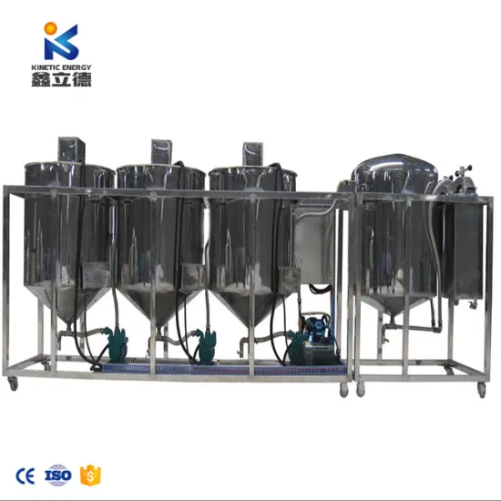 New Design Small Scale Edible Sunflower Oil Refining Machine Shea Butter Oil Refining Equipment