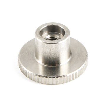 Knurled Steel Round Plug