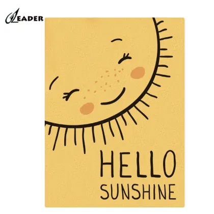 Children Cork Yoga Mat with 24 Illustrated Poses