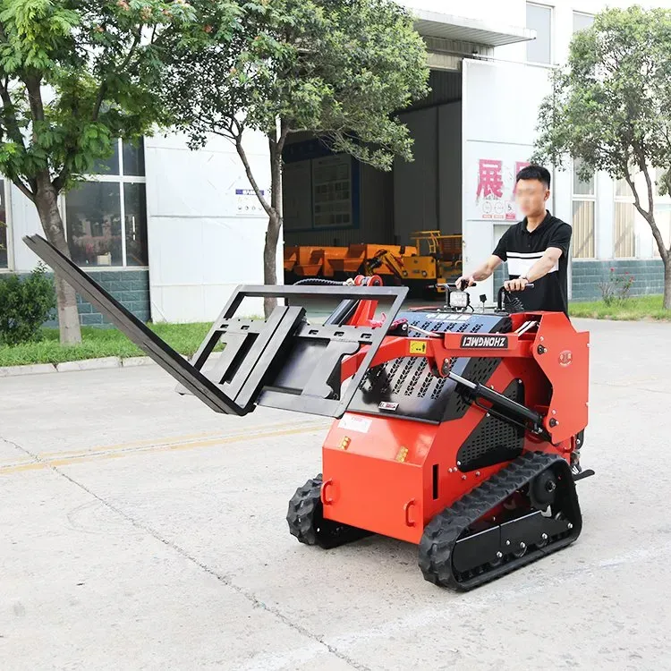 Mini Crawler Backhoe Skid Steer Loader with Attachments