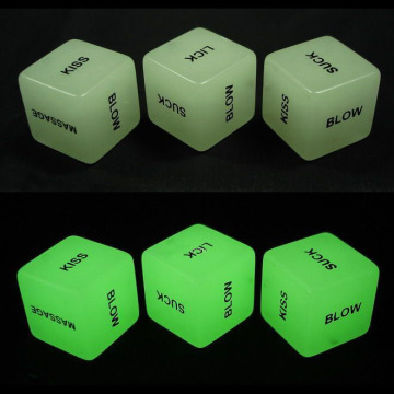 High quality custom printing luminous Dice