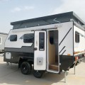 Lightweight Overland Travel Trailer with Tent and Bathroom