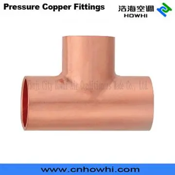 Copper Tee for Refrigeration and Plumbing, ASME/ANSI/EN1254-1