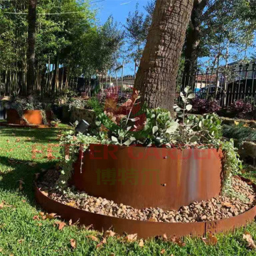 Corten Steel Garden Edging: Enhancing Landscape Borders and Flower Bed Definitions