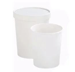 Disposable Soup Bucket Food Packing Paper Bowl Sample