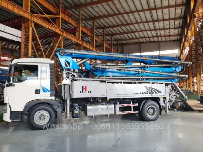 JIUHE Large China Factory Concrete Pump Truck Boom Pump for Sale