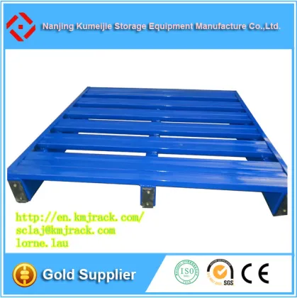 High Loading Capacity Powder Coating Stable Single Faced Metal Pallets