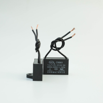CBB61s Motor Run Capacitor Segmented Safety Film