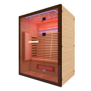 Sauna de sauna infravermelha distante Sauna de infravermelho de espectro completo