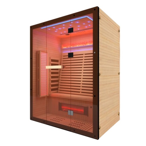 Sauna de sauna infravermelha distante Sauna de infravermelho de espectro completo