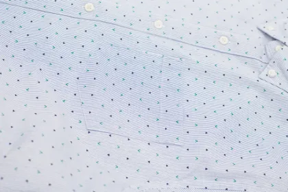 Formal Design Long Sleeve Navy Blue Shirt