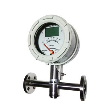 4-20MA aardgas PTFE-rotameter met SS304-body, schakeluitgang en LCD-display