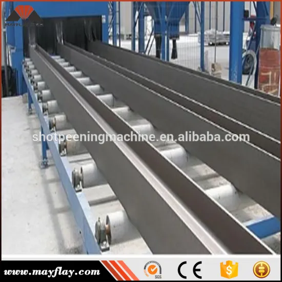 MAYFLAY Steel Tube Pipe And Solid Bars Shot Blasting Machine