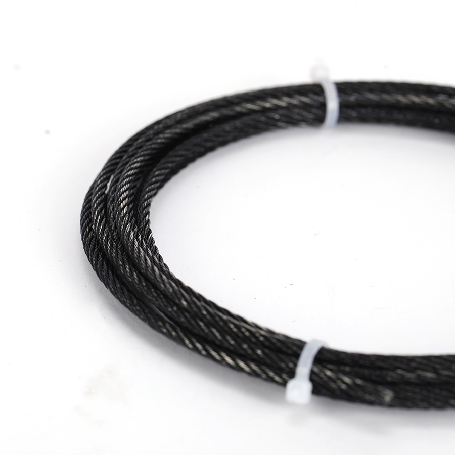 Stainless steel black wire rope (6)