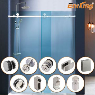 cheap internal sliding door hardware for 8mm 10mm tempered glass